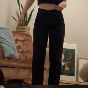 Hi Rise Straight Leg Vintage Levi Jeans